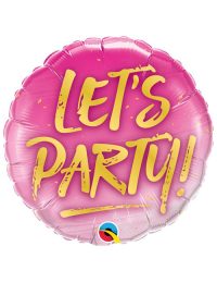 18 inch Lets Party Balloon
