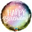 18 inch Ombre Metallic Dots Birthday Balloon