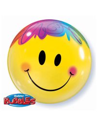 22 inch Smile Face Bubble Balloon