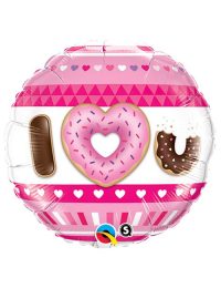 I Love You Donuts Balloon