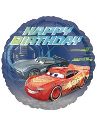 18 inch Cars 3 HAppy Birthday Balloon