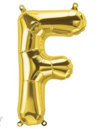 16 inch Gold Letter F