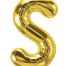 16 inch Gold Letter S