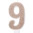 Rose Gold Glitter Candle 9