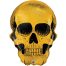 36 inch Golden Skull Balloon