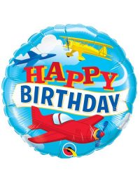 18 inch Happy Birthday Planes