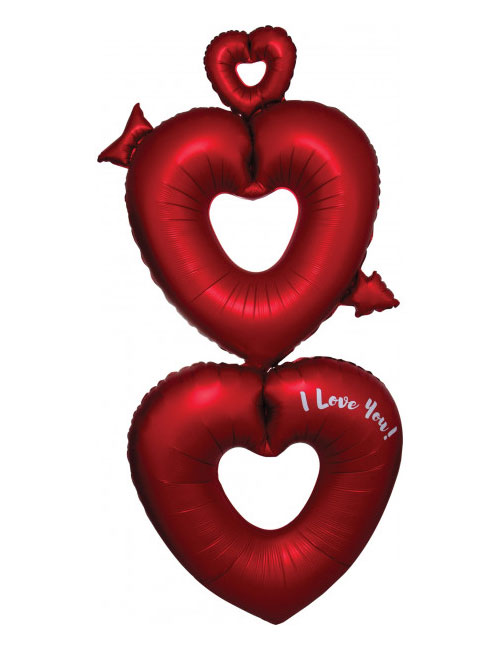 Red Hearts Balloon