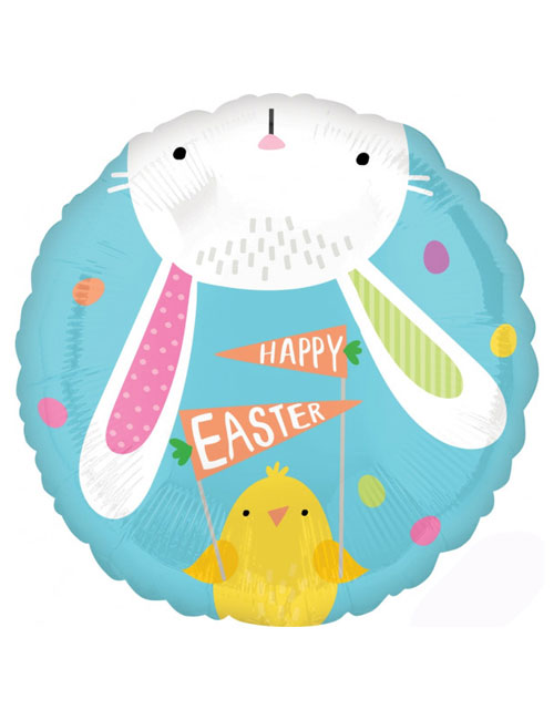 Hello Bunny Happy Easter Balloon