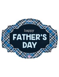 Happy Fathers Day Plaid