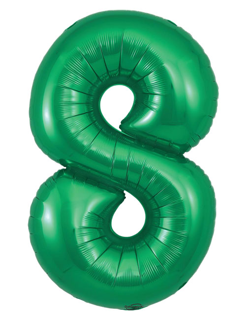 Green Number 8