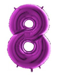 Purple Number 8