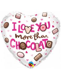 I love You More than Chocolate Balloon