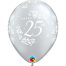 11 inch Latex Silver Anniversary Balloons