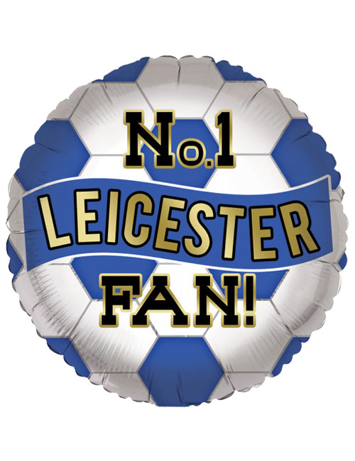 18 inch Leicester Football Balloon