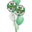 Classic Green & White Football Bouquet