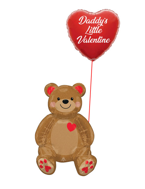 Daddies Little Valentine Bear