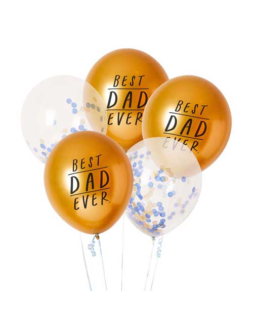 Best Dad Ever Latex Balloons