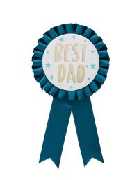 Best Dad Satin Badge
