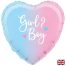 18 inch Boy Girl Gender Reveail Heart Balloon