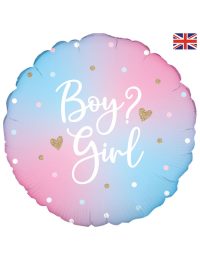 18 inch Boy Girl Gender Reveal Foil Balloon