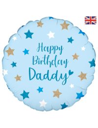 18 inch Happy Birthday Daddy Foil Balloon