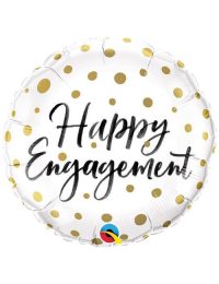 18 inch Happy Engagement Balloon