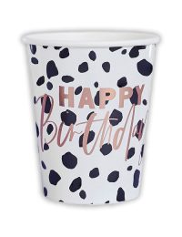 Dotty Dalmatian Happy Birthday Cups