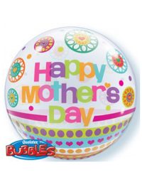 22 inch Bubble Mothers Day Dots